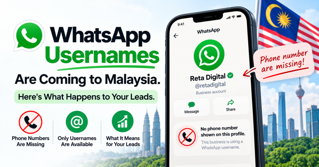 WhatsApp usernames and what they mean for Malaysian business leads